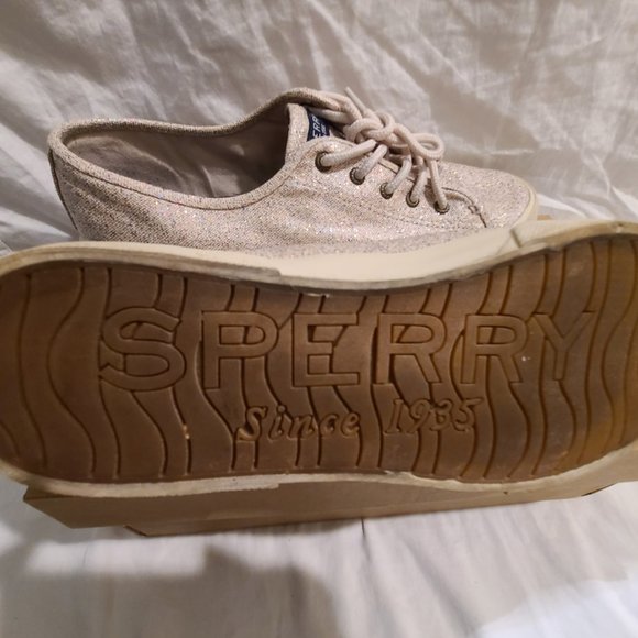 Sperry Pier View Confetti Sparkle Sneaker - Picture 5 of 9